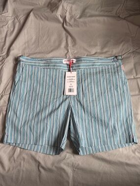NWT Orlebar Brown Bulldog Montauk Stripe size 40
